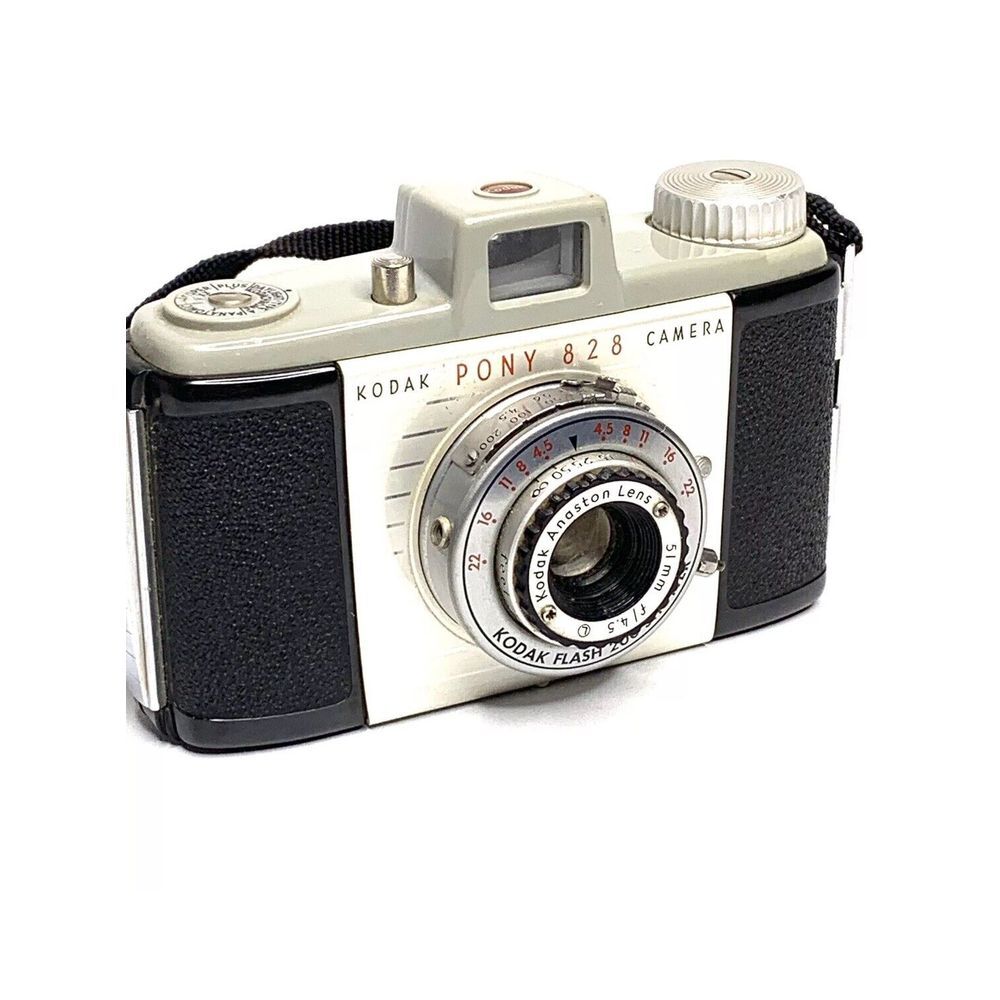 Vintageโ Kodak Pony 828 Camera With Original Box Untested